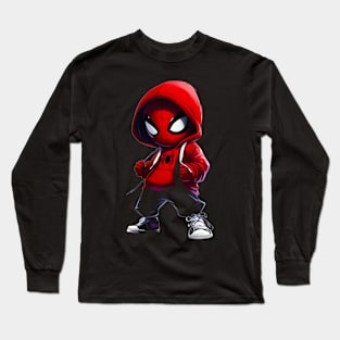 spiderman chibi Long Sleeve T-Shirt